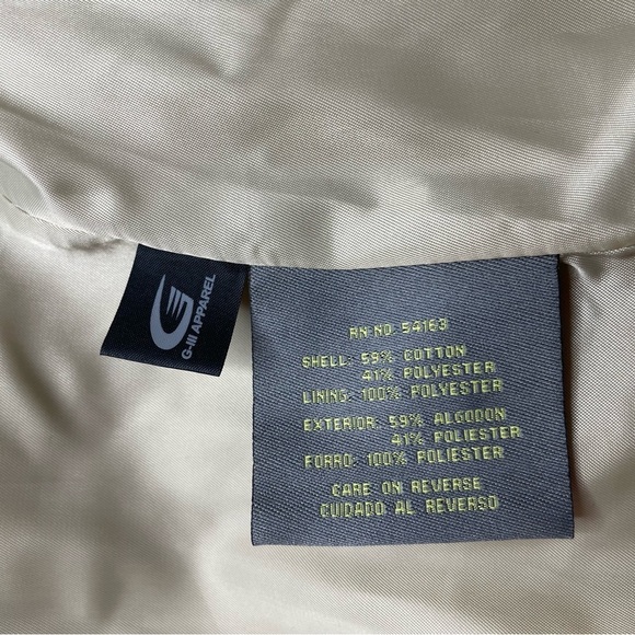 NWT Kenneth Cole Reaction Tan Khaki Belted Trench Coat Size Medium - Picture 8 of 9